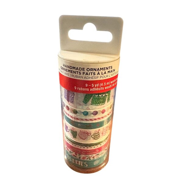 Artminds Christmas Washi Tape 6 Rolls Holiday-Themed Designs Crafts Scrapbooking - Picture 7 of 10